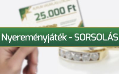 Nyereményjáték – SORSOLÁS